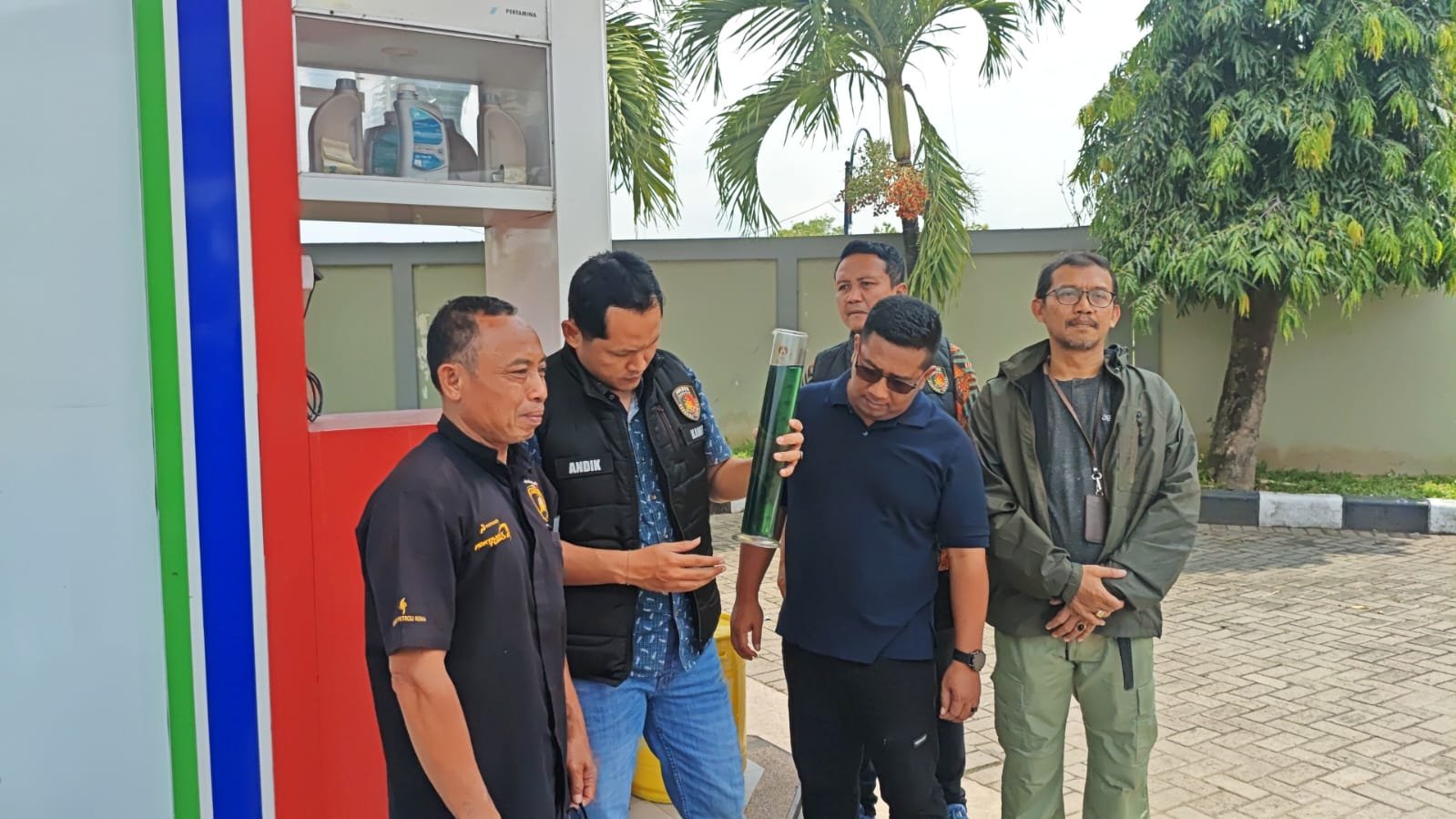 Polisi Bersama Pemkab Ponorogo Sidak Sejumlah SPBU Cek BBM Pertalite