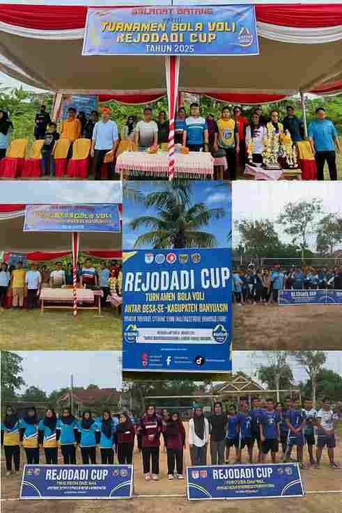 Pembukaan Rejodadi Cup, Camat Sembawa Harap Tingkatkan Sportivitas dan Persatuan Antar Warga