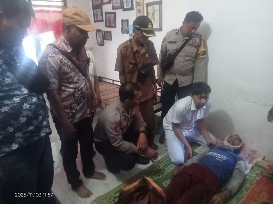 Respon Cepat Polsek Tanah Jawa Tangani Penemuan Mayat Warga Mariah Jambi, Diduga Meninggal Akibat Penyakit