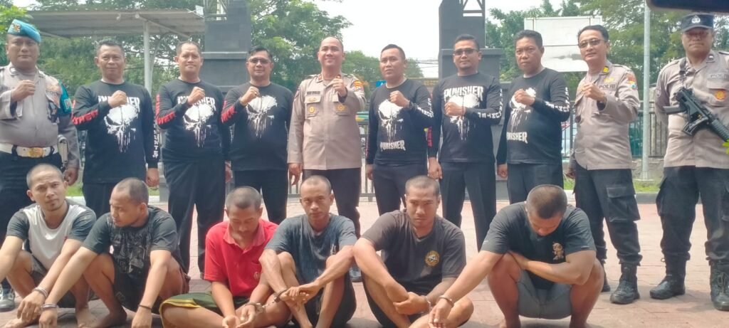 Polsek Gempol Tangkap Lima Pelaku Curanmor dan Curemas Yang Beroperasi di Wilayah Gempol