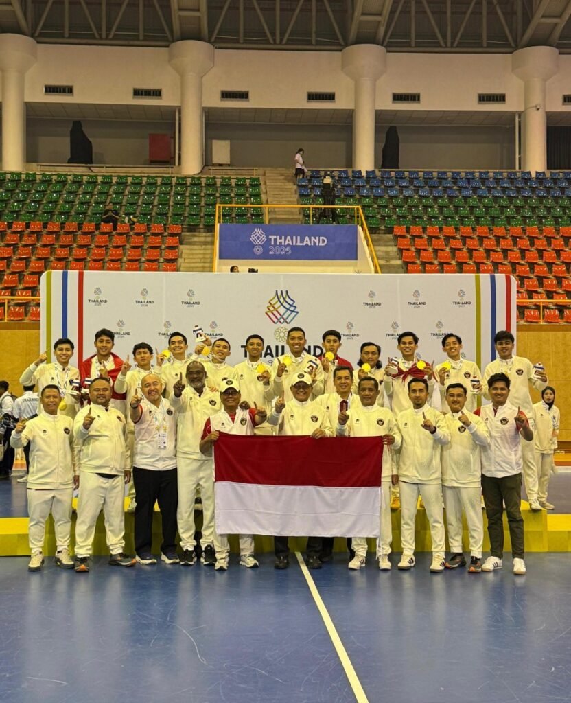 Tiga Anggota Polres Lumajang Sumbang Emas SEA Games 2025 Thailand dari Cabang Hockey Indoor Putra