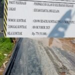 Warga Kecewa Pembangunan Jalan Di Sukajadi Kecamatan Talang Kelapa Kurang Komunikasi Dengan Masyarakat.
