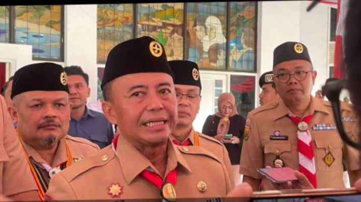 Sekda Jabar Herman Suryatman Lantik Pengurus Pramuka Kabupaten Bogor, Fokus pada Bencana Alam dan Pembentukan Karakter Pemuda