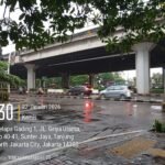 Hujan Deras Mengguyur Wilayah Sunter – Kelapa Gading, Mengakibatkan Genangan Air Di Mana-mana