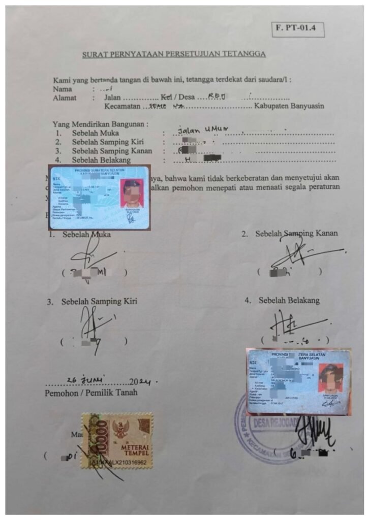 Dugaan Pemalsuan Tanda Tangan Surat Persetujuan Tetangga, Pemohon Pabrik di Rejodadi Sembawa Tak Menanggapi Klarifikasi