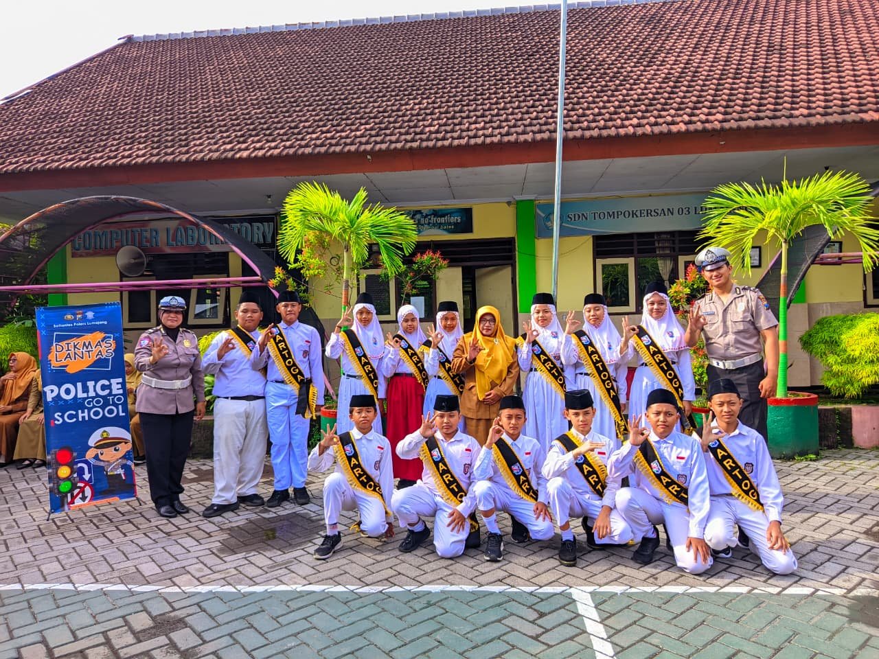 Police Goes to School, Satlantas Polres Lumajang Tanamkan Tertib Lalu Lintas Sejak Dini