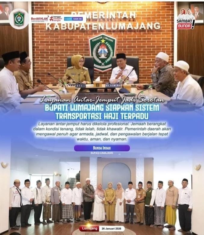 Bupati Lumajang Tegaskan Layanan Transportasi Jadi Kunci Kenyamanan CJH 2026