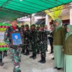 Upacara Militer Iringi Pemakaman Sertu Arifin Cepa yang Gugur dalam Tugas
