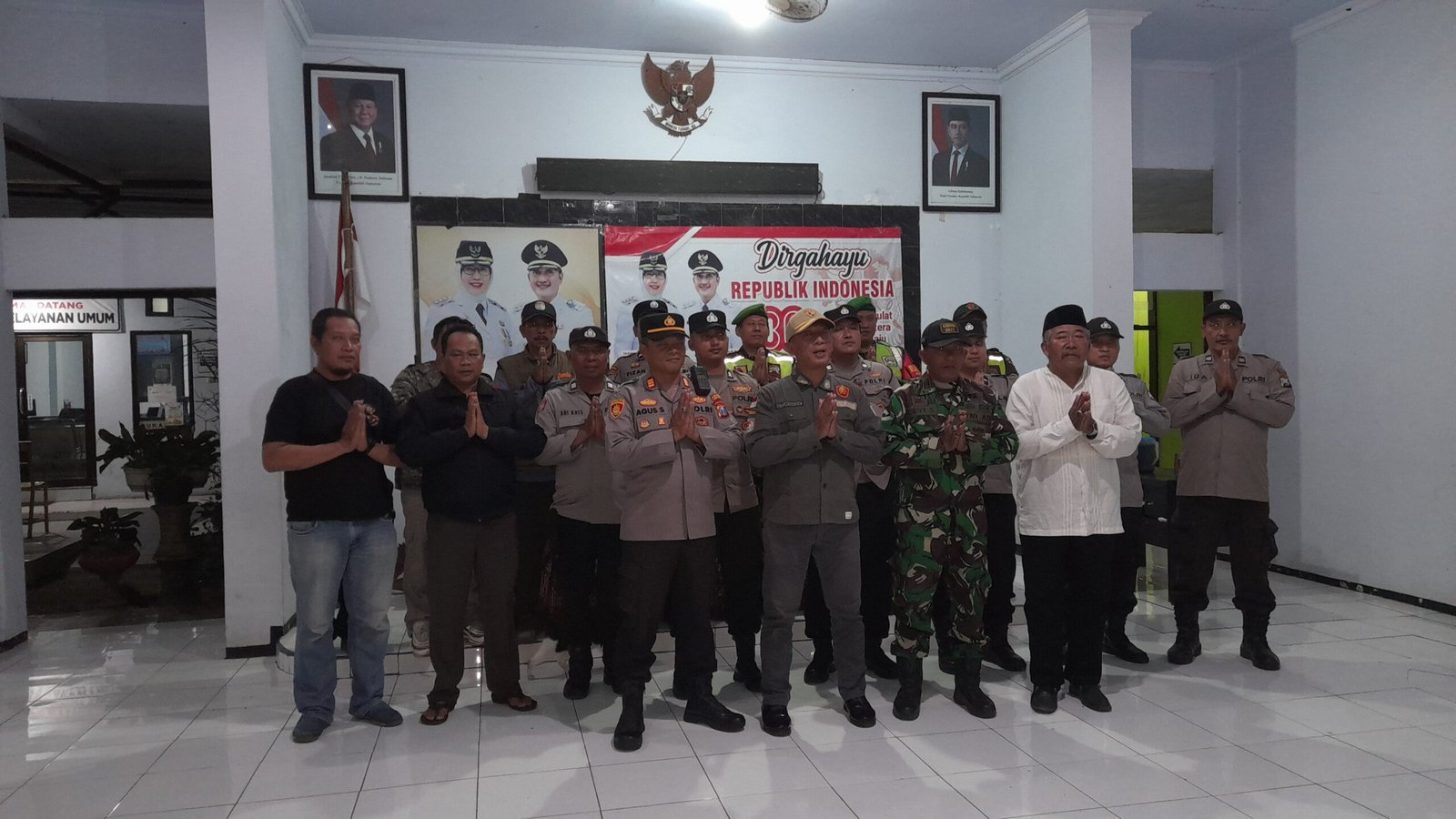 Forkopimca Jatiroto Gelar Pengamanan Malam Takbiran Idul Fitri 1447 H dengan Sukses