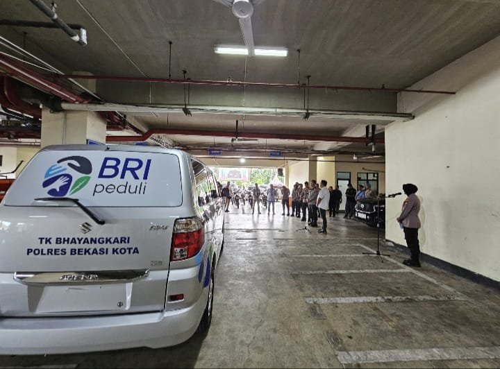 Program BRI Peduli Hadirkan Kendaraan Operasional bagi TK Bhayangkari Polres Metro Bekasi Kota