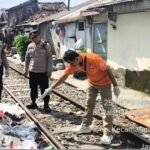 Pemulung Terseret Kereta Api di Kemayoran Surabaya, Alami Patah Kaki Kanan