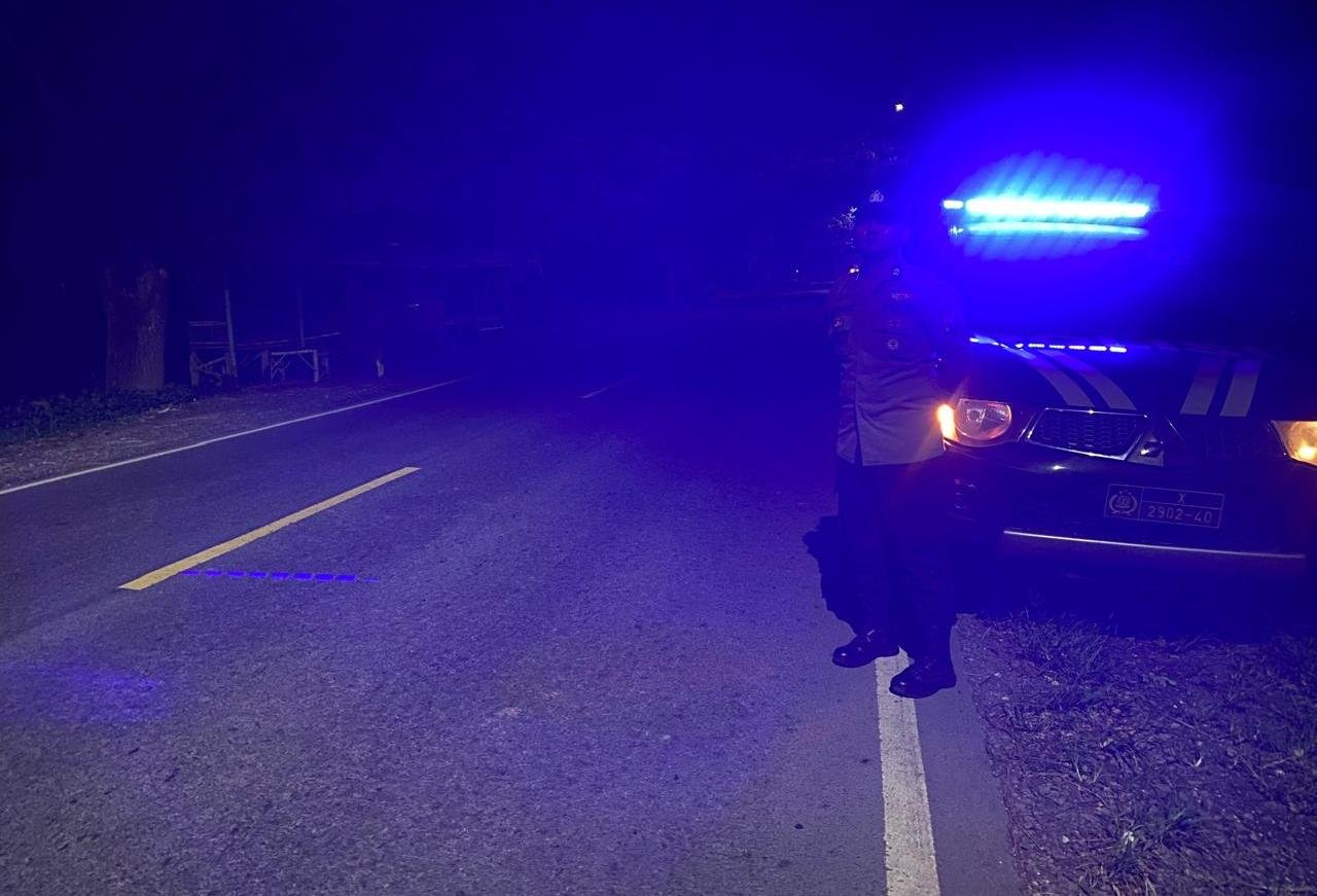 Patroli Blue Light Polsek Jatiroto Intensifkan Pengamanan Malam, Antisipasi Kriminalitas 3C
