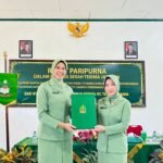 Rapat Paripurna Dalam Rangka Serah Terima Jabatan Ketua Persit KCK Cabang XXXV Kodim 1710/Mimika