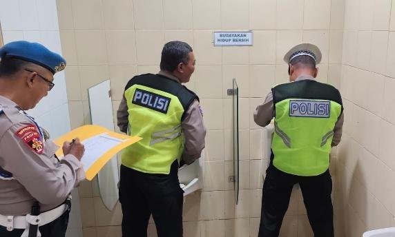 Operasi Gaktibplin dan Tes Urine di Polsek Sunda Kelapa Seluruh Personel Negatif Narkoba