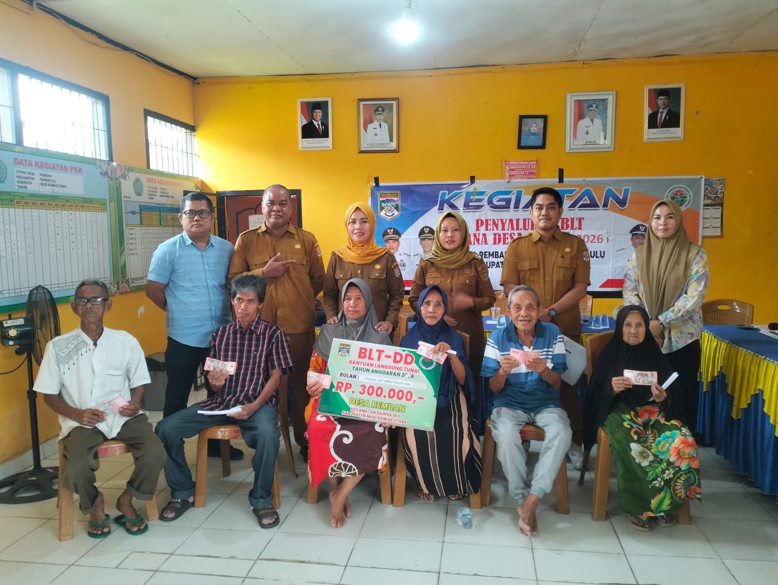 Pemdes Remban Laksanakan Penyaluran  BLT DD Bulan Januari, Februari,Maret,dan April Tahun 2026