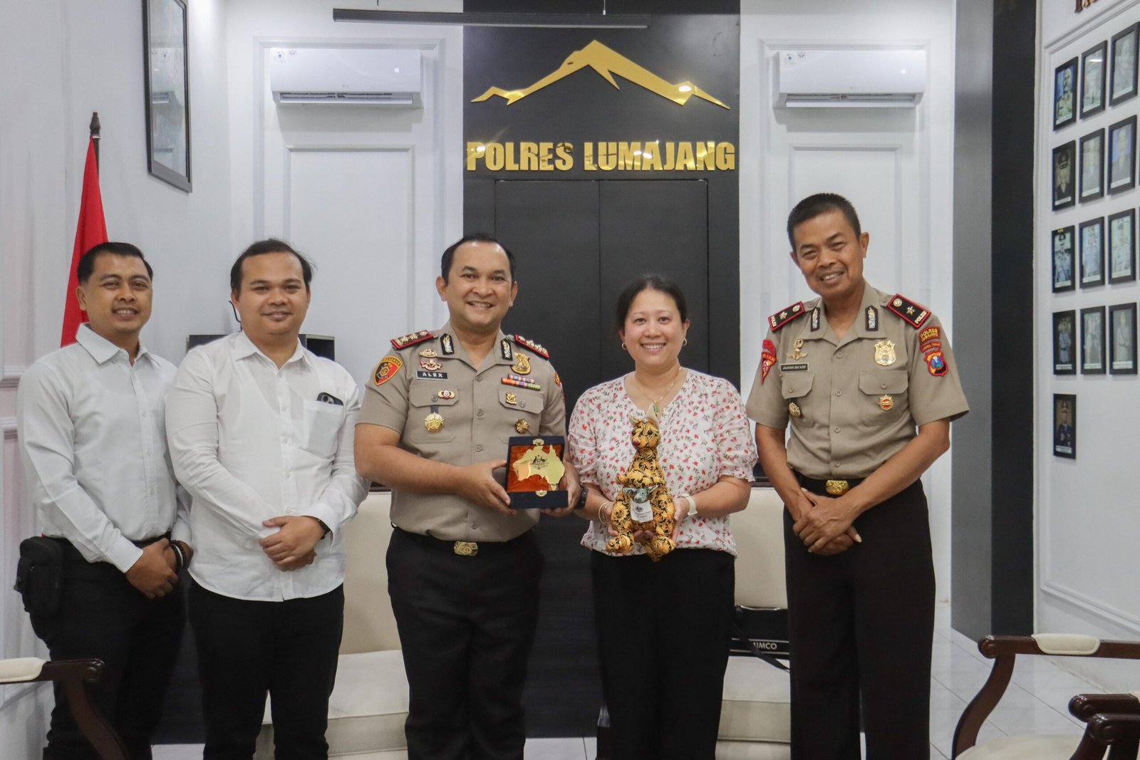 Kapolres Lumajang Terima Kunjungan Konsul-Jenderal Australia, Bahas Keamanan Wilayah