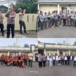 Polsek Cinere Perkuat Sinergitas Melalui Apel Sabuk Kamtibmas dan Simulasi Pengamanan