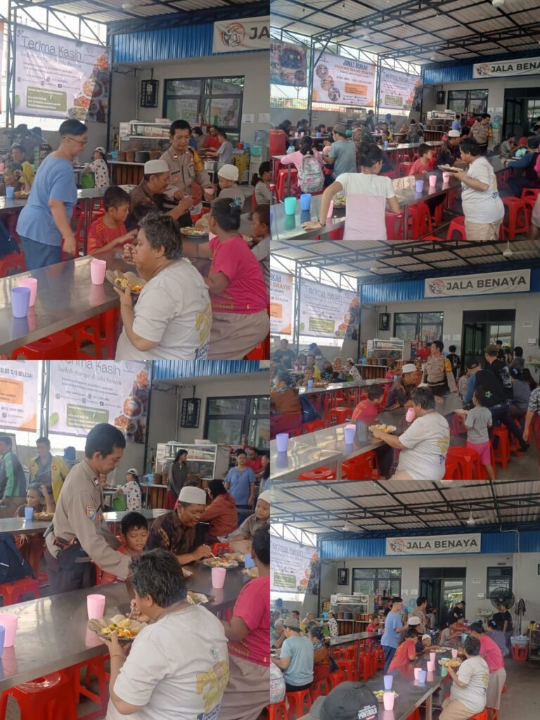 Jumat Peduli Polsek Metro Penjaringan, 500 Paket Nasi Dibagikan untuk Warga di Penjaringan