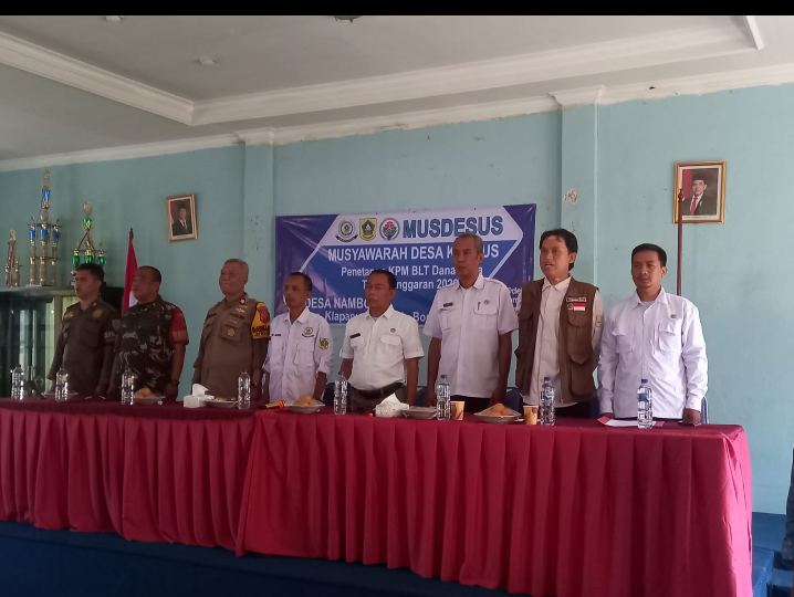 Desa Nambo Gelar Musdesus Dana Desa Tahun 2026