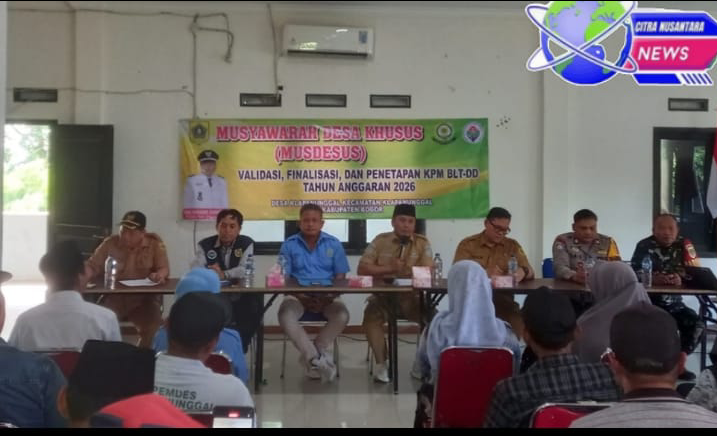 Musdesus Desa Klapanunggal Tahun Anggaran 2026
