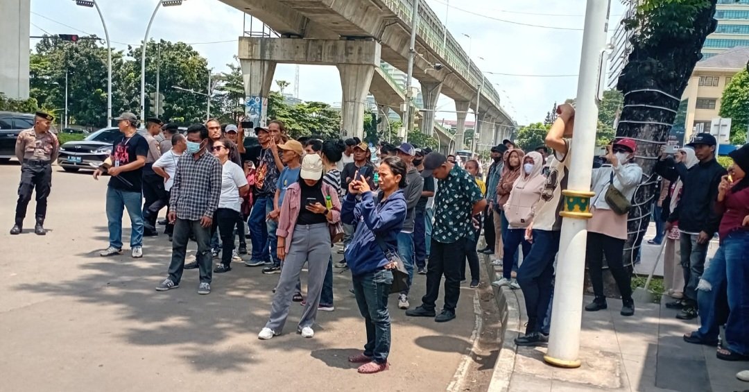 GASKAN Gelar Aksi Massa di Mabes Polri, Desak Pembebasan Vanessa Jaga Marwah Polri
