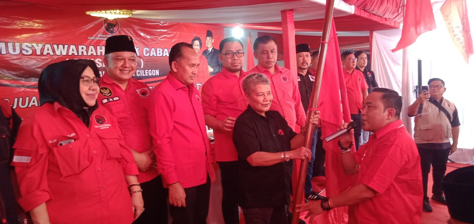 Musancab PDIP Cilegon: Reno Yanuar Target 4 Kursi DPRD, Ribka Tjiptaning Minta Kader Turun ke Rakyat
