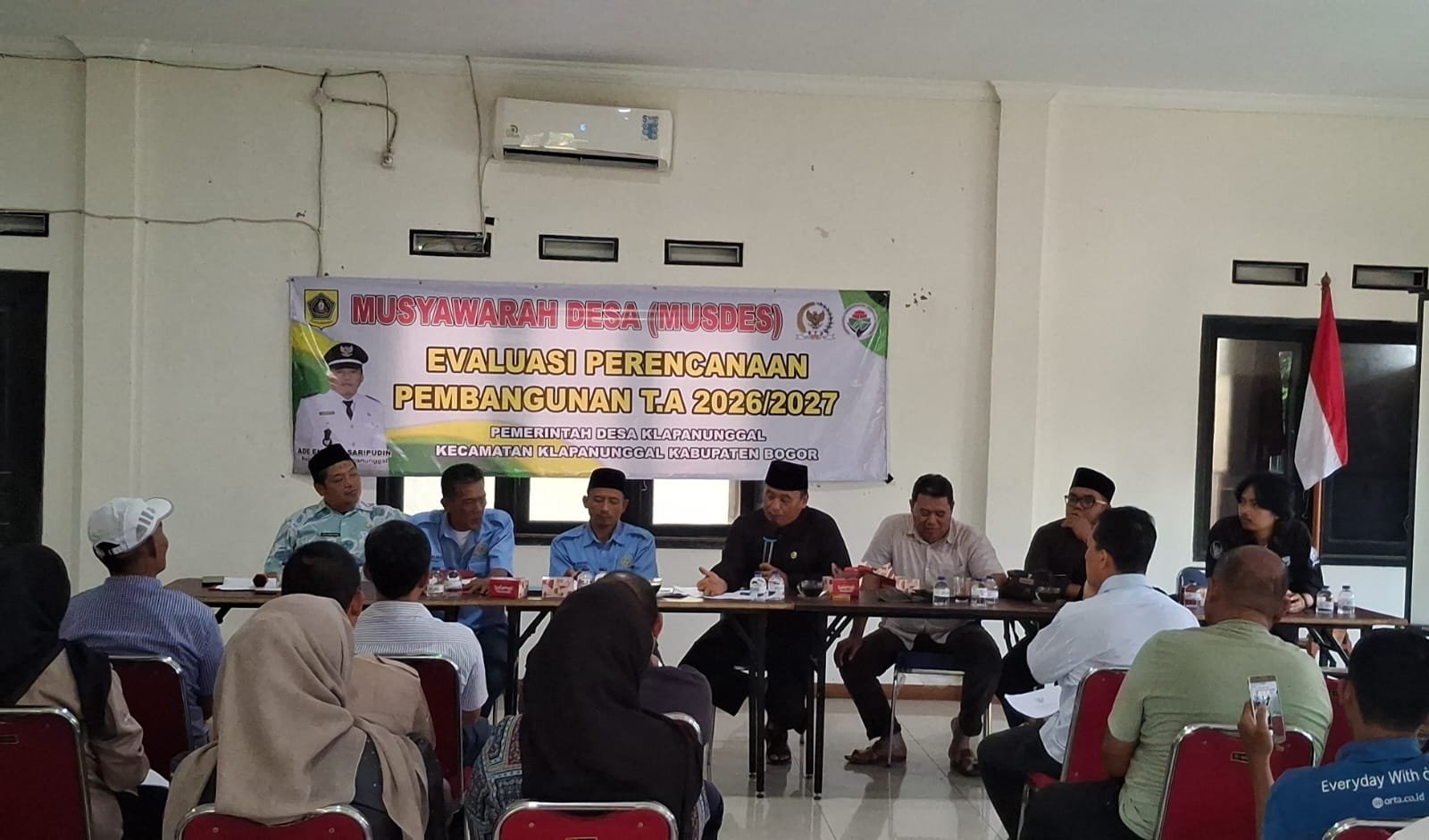 Musyawarah Desa Klapanunggal Bahas Perencanaan Pembangunan Insfratruktur Betonisasi