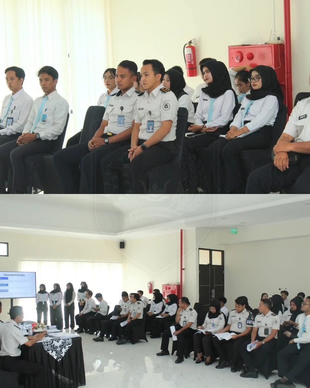 Kepala rutan surabaya apresiasi ide kreatif peserta magang dalam pengembangan layanan publik.