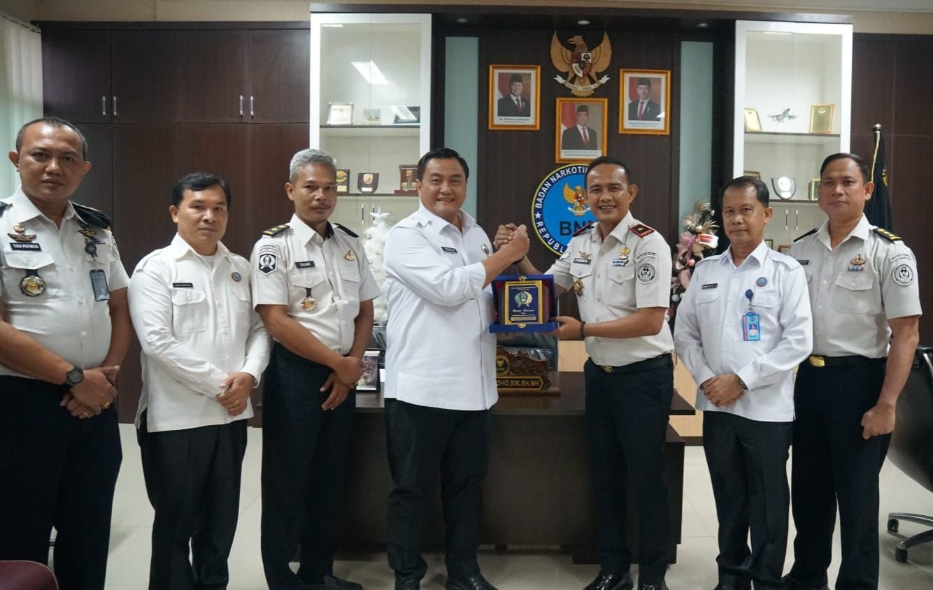 Lapas Kelas I Medan Perkuat Sinergi P4GN melalui Kunjungan Kerja ke BNNP Sumatera Utara