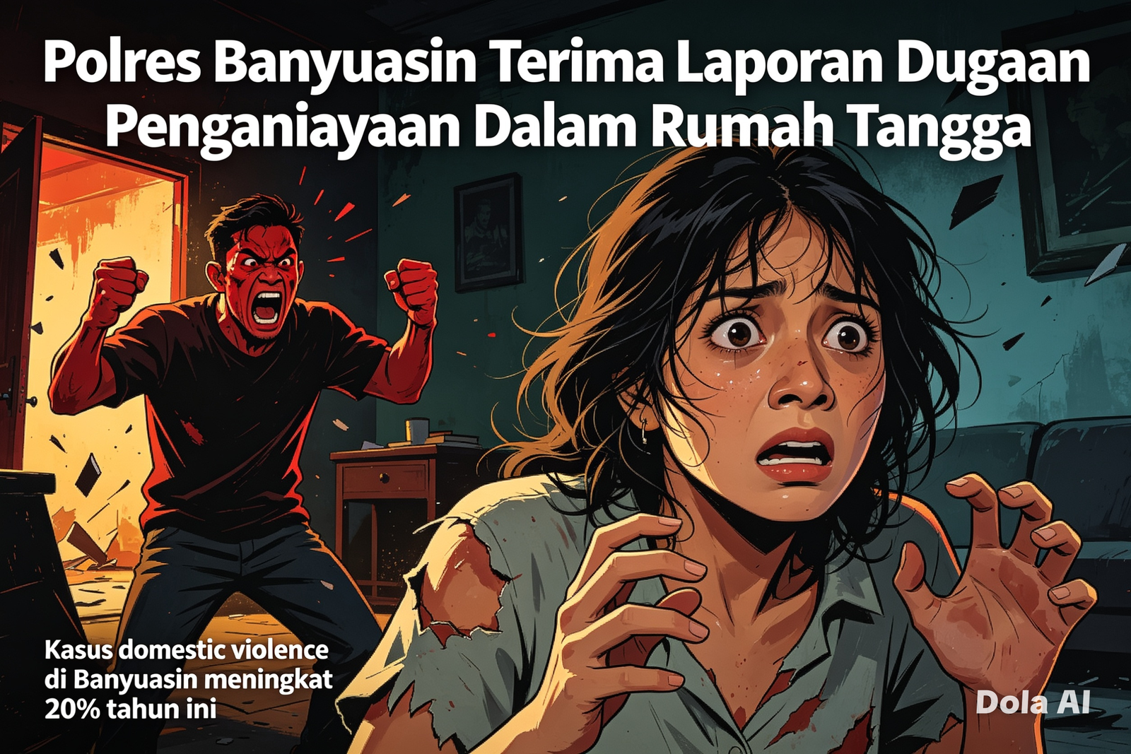 Polres Banyuasin Terima Laporan Dugaan Penganiayaan Dalam Rumah Tangga   Banyuasin, 23 Juni 2026 – Kepolisian Resor Banyuasin, Polda Sumatera Selatan, menerima laporan resmi dugaan tindak pidana penganiayaan dalam lingkup rumah tangga pada hari ini, Selasa (23/6/2026) pukul 19.37 WIB.   Laporan disampaikan oleh warga bernama Perwati (34 tahun), warga Desa Lubuk Saung RT/RW 009/003, Kecamatan Banyuasin III, Kabupaten Banyuasin. Dalam laporannya, pelapor menyatakan bahwa ia mengalami penganiayaan serta mendapatkan ancaman pembakaran rumah yang diduga dilakukan oleh suaminya bernama Suharman.   Peristiwa diduga terjadi pada hari yang sama, pukul 17.30 WIB di rumah kediaman pelapor di Kampung Ucrit, Desa Lubuk Saung, Banyuasin III. Berdasarkan keterangan awal, pelaku diduga melukai bagian tubuh pelapor, mengucapkan kata-kata ancaman, serta menyatakan akan membakar rumah tempat tinggal tersebut.   Kasat Reskrim Polres Banyuasin, IPDA Edward, S.H., menyatakan bahwa pihak kepolisian telah mengeluarkan Surat Tanda Penerimaan Laporan (STTLP) dengan nomor LP/B/342/VI/2026/SPKT/POLRES BANYUASIN/POLDA SUMATERA SELATAN. Kasus ini diproses sesuai ketentuan Pasal 44 Ayat (1) dan Pasal 466 Ayat (1) Kitab Undang-Undang Hukum Pidana.   “Kami telah mencatat laporan ini secara resmi. Tim penyelidik segera melakukan pemeriksaan lokasi, memeriksa saksi-saksi, serta mengumpulkan bukti-bukti yang diperlukan untuk mengungkap fakta peristiwa. Penanganan dilakukan secara transparan dan sesuai hukum yang berlaku,” ujar IPDA Edwar      By . NAZARUDIN