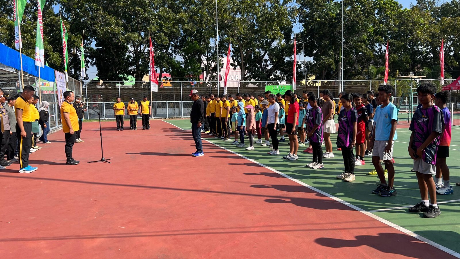 Kejuaraan Tenis Junior Se-Jatim Meriahkan HUT Bhayangkara ke-80 di Lumajang