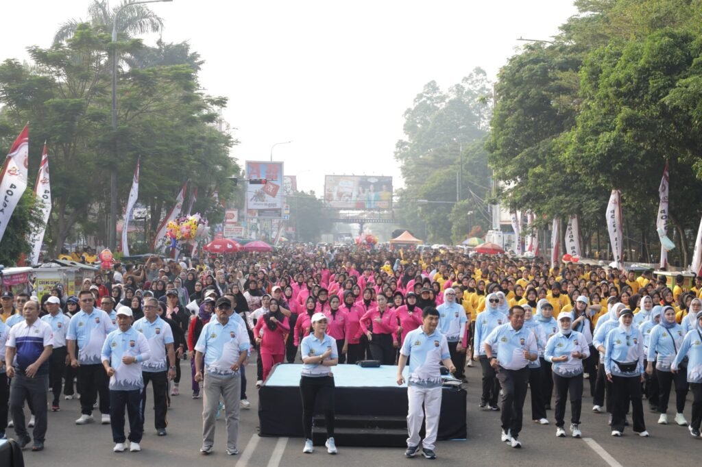 Semarak Hari Bhayangkara ke-80, Polda Banten Perkuat Sinergi Lewat Olahraga Bersama