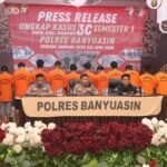 137 Kasus Masuk, Polres Banyuasin Ungkap 56 Persen Kejahatan; Kasus Pembunuhan Berencana hingga Senpi Ilegal Terbongkar