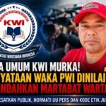 Ketua Umum KWI Murka Atas Pernyataan Waka PWI Kabupaten Bogor Dinilai Merendahkan Martabat Wartawan dan Menyesatkan Publik