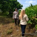 Bhabinkamtibmas Polsek Banyuasin III Edukasi Warga Pangkalan Balai Dukung Program Pekarangan Pangan Bergizi
