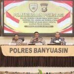 Polres Banyuasin Gelar Pemeriksaan Psikologi Senpi Dinas dan Mapping Psikologi bagi 170 Personel
