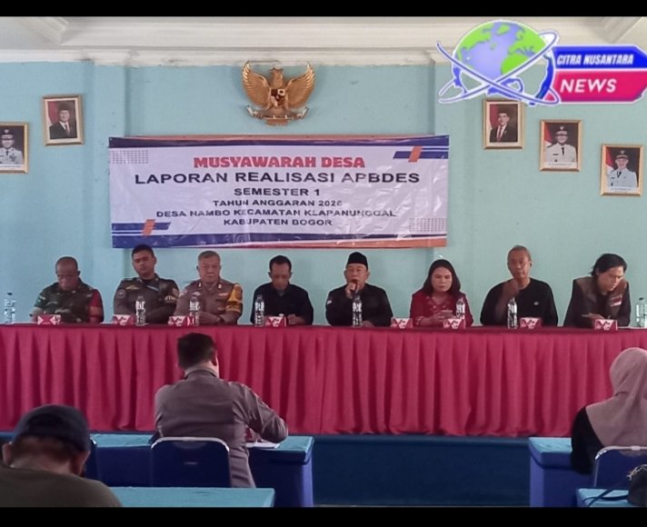 Musdes APBDes 2026, Pemdes Nambo Tegaskan Komitmen Transparansi dan Akuntabilitas Pengelolaan Keuangan Desa