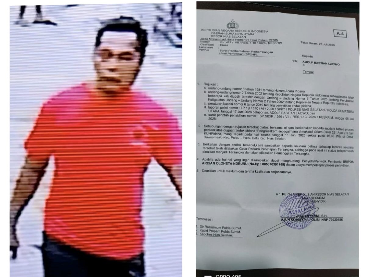 Polres Nias Selatan Tetapkan Satu Tersangka Kasus Perusakan Rumah di Pulau-Pulau Batu
