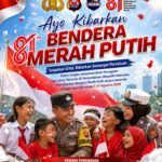 Polda Banten Ajak Masyarakat Kibarkan Bendera Merah Putih, Semarakkan HUT ke-81 Kemerdekaan Republik Indonesia