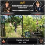 DORONG KEMANDIRIAN PANGAN, BRIGPOL DAVID KARNANDO GERAKKAN WARGA LUBUK KARET OPTIMALKAN PEKARANGAN