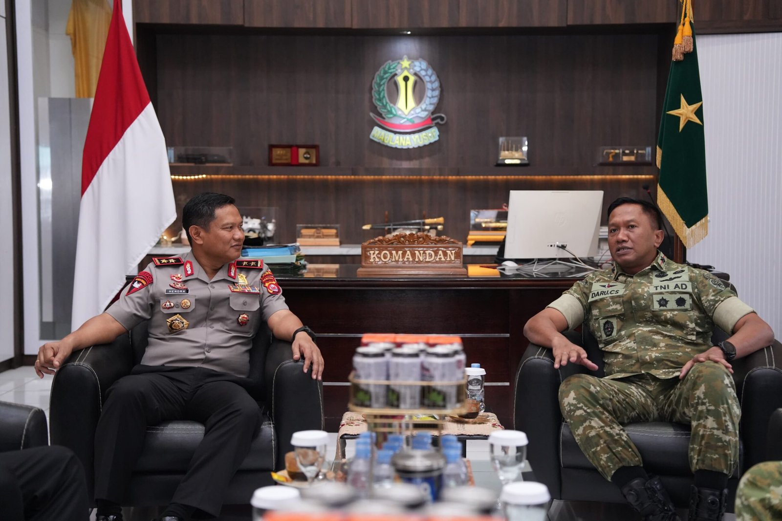 Kapolda Banten dan Danrem 064/MY Pererat Sinergitas, Perkuat Keamanan dan Dukung Pembangunan Daerah