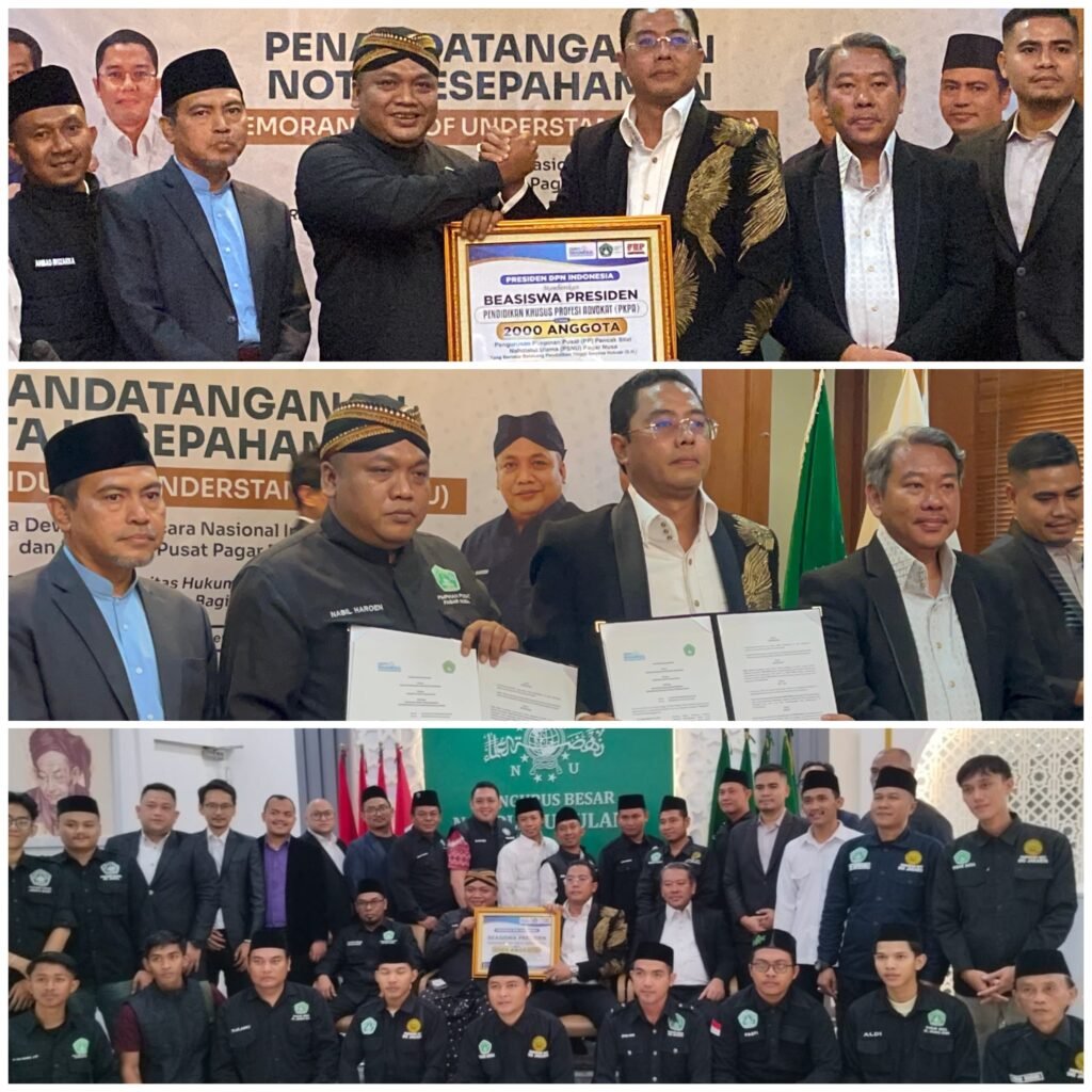 Perkuat Bantuan Hukum Nasional, DPN Indonesia dan Pagar Nusa NU Beri 2.000 Beasiswa PKPA Bagi Kader